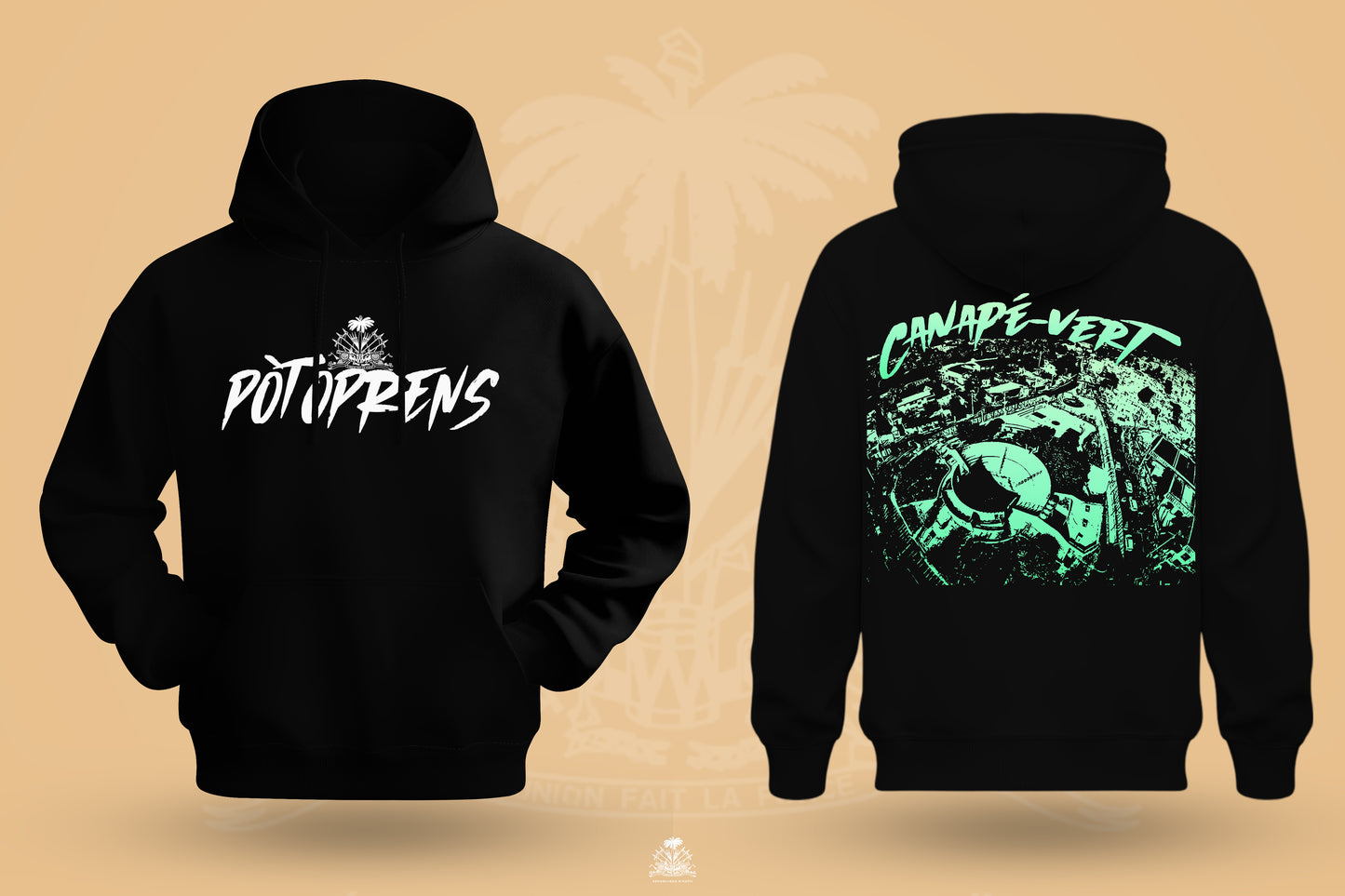 Canapé-Vert Hoodie