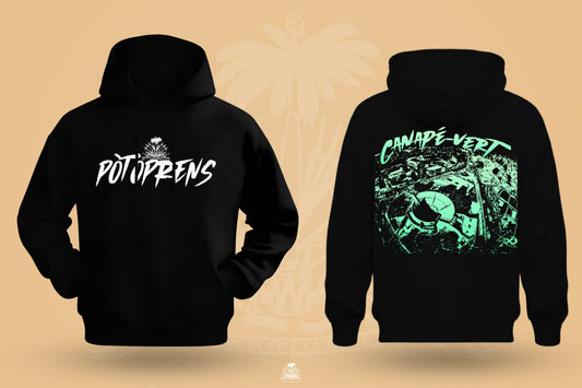 Canapé-Vert Hoodie